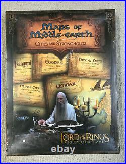 Maps of Middle Earth Cities and Strongholds Lord of the Rings RPG Decipher