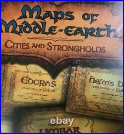 Maps of Middle Earth Cities and Strongholds Lord of the Rings RPG Decipher