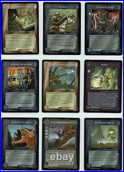 Middle Earth Against The Shadow Complete Common And Uncommon Set In German