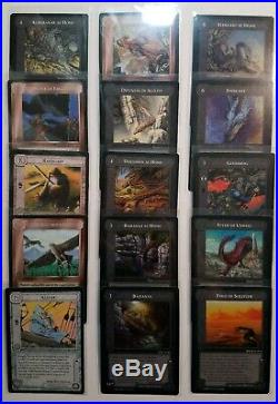 Middle Earth CCG MECCG 100x All Rare Lot Against the Shadow Lidless Eye Wizards