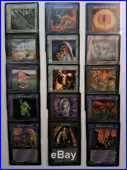 Middle Earth CCG MECCG 100x All Rare Lot Against the Shadow Lidless Eye Wizards