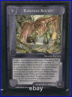 Middle-Earth CCG MECCG Bairanax Roused R1 Against The Shadow ATS LOTR RARE Card