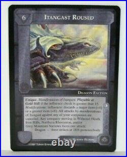 Middle-Earth CCG MECCG Itangast Roused R1 Against The Shadow ATS LOTR RARE Card