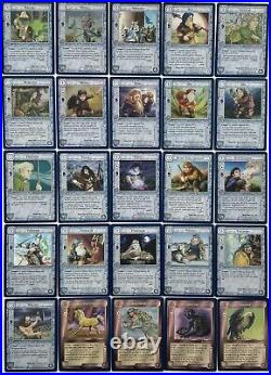 Middle Earth CCG The Wizards Complete Blue Border Set MINT MECCG LOTR (B)