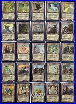 Middle Earth CCG The Wizards Complete Blue Border Set MINT MECCG LOTR (B)