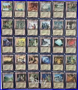 Middle Earth CCG The Wizards Complete Blue Border Set MINT MECCG LOTR (B)