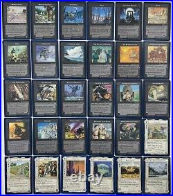 Middle Earth CCG The Wizards Complete Blue Border Set MINT MECCG LOTR (B)