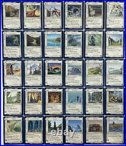 Middle Earth CCG The Wizards Complete Blue Border Set MINT MECCG LOTR (B)