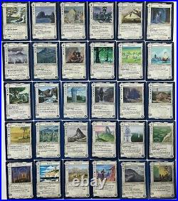 Middle Earth CCG The Wizards Complete Blue Border Set MINT MECCG LOTR (B)