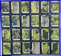 Middle Earth CCG The Wizards Complete Blue Border Set MINT MECCG LOTR (B)