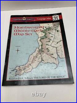 Middle Earth Campaign Atlas #4001 Northern Middle Earth Map Set 1st Ed ICE
