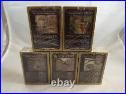 Middle Earth Ccg, The Lidless Eye Complete Set Of All 5 Starter Decks
