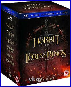 Middle Earth Collection Hobbit & Lord of the Rings Trilogy Blu-Ray EXTENDED ED