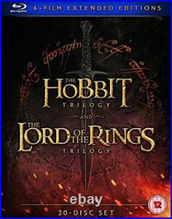 Middle Earth Collection Hobbit Trilogy + Lord Of The Rings Uk New Bluray