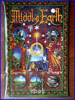 Middle Earth Lord Of The Rings Hobbit Pracownik Poster Vintage Original, Nm-mint