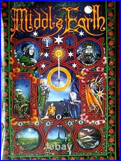 Middle Earth Lord Of The Rings Hobbit Pracownik Poster Vintage Original, Nm-mint