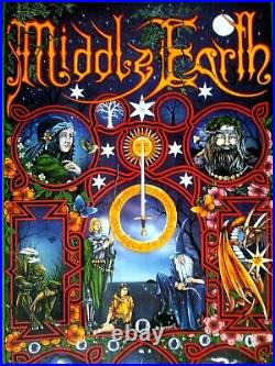 Middle Earth Lord Of The Rings Hobbit Pracownik Poster Vintage Original, Nm-mint