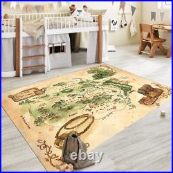 Middle Earth, Popular Movie Rug, Lotr Map, The Rings Map Rug, Fantastic Rug, Hobbit