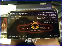 Middle Earth Premiere-Wizards-Limited Ed. + ten-packs-withempty-Booster box