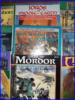 Middle Earth Roleplay (MERPS) Box Set (1986) + 9 Supplements