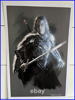 Middle Earth Shadow of War Bright Lord Concept Limited Print 159/500