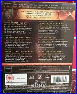 Middle Earth Six Film Collection Extended Edition Blu-Ray Box Set New Unopened