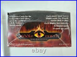 Middle Earth The Dragons CCG Limited Edition Factory Sealed Booster Box