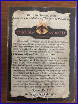 Middle Earth The Wizards Limited Edition Sealed Starter Deck LOTR CCG English