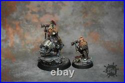 Middle-earth The Hobbit The Iron Hills Dain (foot and mounted) PAINTED