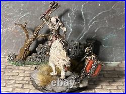 Middle-earth the Hobbit Sbg Armoured Azog Mounted On White Warg Conversion