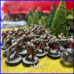 Morannon Orcs 24 Painted Miniatures Hobgoblin Fighter Cleric Middle-Earth