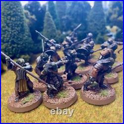 Mordor Orcs 12 Painted Miniatures Hobgoblin Warrior Bandit Middle-Earth