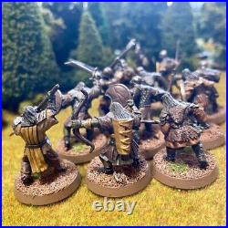 Mordor Orcs 12 Painted Miniatures Hobgoblin Warrior Bandit Middle-Earth