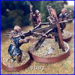 Mordor Siege Bow 4 Painted Miniatures Orc Crew Bolt Thrower Middle-Earth