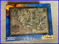 NEW! (#BOX DAMAGE) Lord Of the Rings 3000 Piece Puzzle AQUARIUS middle earth