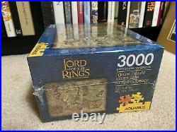 NEW! (#BOX DAMAGE) Lord Of the Rings 3000 Piece Puzzle AQUARIUS middle earth