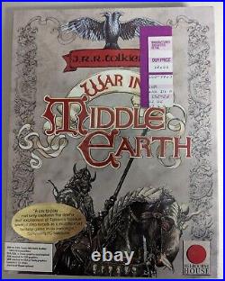 New 1989 JRR Tolkiens War in Middle Earth PC Game 5.25 Floppy MS-DOS IBM Sealed