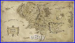 New Middle Earth Lord Of The Rings Lotr Map Hobbit Home Print Art Premium Poster