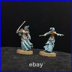 Pro Painted Warhammer Lotr Barrow wights ×2 (metal) middle earth games workshop