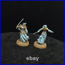 Pro Painted Warhammer Lotr Barrow wights ×2 (metal) middle earth games workshop