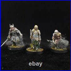 Pro Painted Warhammer Lotr dead Spectres ×3 (metal) middle earth games workshop