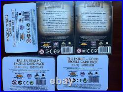 Profile Card Set for Middle Earth SBG Warhammer Hobbit LOTR five pack bundleOOP