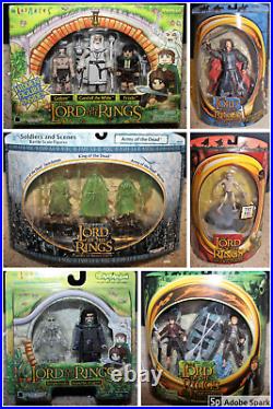 RARE LORD OF THE RINGS Armies of Middle-Earth, MiniMates, and ToyBiz LOT of 14