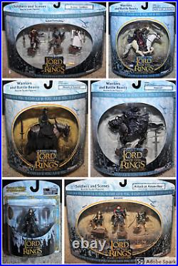 RARE LORD OF THE RINGS Armies of Middle-Earth, MiniMates, and ToyBiz LOT of 14