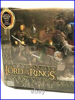 RB. ATTACK TROLL in FINAL BATTLE of Middle-Earth 6 Fig Lord Rings LOTR SEALED