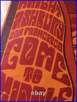 Rare 1967 Come to Middle Earth Haight Ashbury Poster LOTR Fillmore Family Era