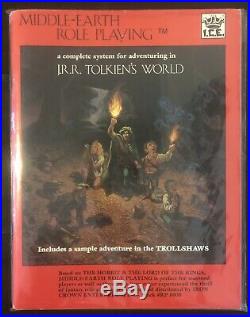 Rare 1984 J. R. R. Tolkien Lotr Middle Earth Role Playing Source Book Merp #8000