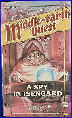 Rare 1988 Lotr Middle Earth Quest A Spy In Isengard Game Book Merp First Edition