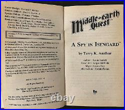 Rare 1988 Lotr Middle Earth Quest A Spy In Isengard Game Book Merp First Edition