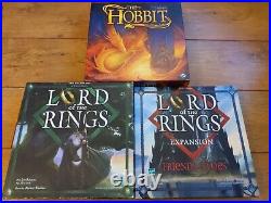 Reiner Knizia Board Games Lord Of The Rings The Hobbit & Expansion JRR Tolkien